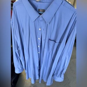 GS Continuous Comfort Cool & Dry Wrinkle Free Classic Fit Dress Shirt 22 - 37/38